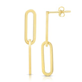 Paperclip Dangle Earrings